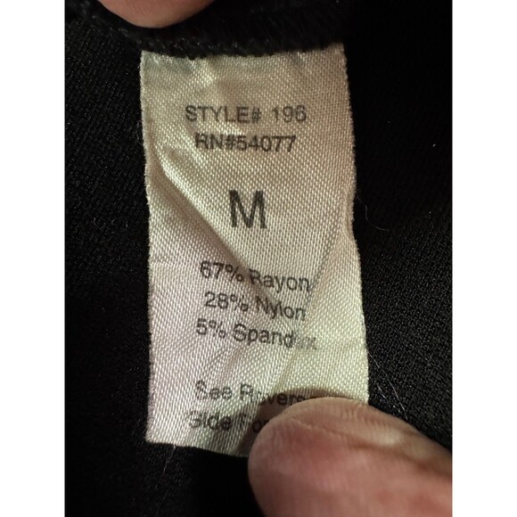 Cabi Leggings Womens Medium Elastic Pull On Ankle Zip Riding #196 Midtown Ponte - Picture 7 of 7